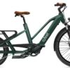 Vélo Cargo Longtail Électrique O2 Feel Equo Cargo Power 4.1 Shimano Deore 10V 720 Wh 20/26'' Vert Émeraude Pack Family