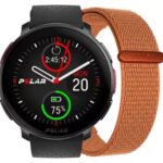 Montre GPS Polar Vantage V3 Noir + Bracelet en Nylon Orange