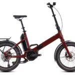 Vélo Pliant Électrique Cube Fold Hybrid 500 Shimano Tiagra 10V 500 Wh 20'' Rouge Merlot 2025