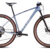 VTT Semi-Rigide Cube Reaction C:62 Race Shimano Deore XT 12V 29'' Bleu Pigeon Art 2025