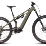 VTT Électrique Tout-Suspendu Cube Stereo Hybrid One77 HPC TM 800 Sram GX Eagle AXS 12V 800 Wh 29''/27.5'' Vert Dusty Olive 2025
