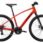 Vélo Fitness Trek Dual Sport 1 Shimano Tourney / Altus 8V 650mm Rouge Lave