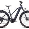 VTC Électrique Cube Kathmandu Hybrid One 800 Trapeze Shimano Cues 10V 800 Wh 700 mm Gris Shadow 2025