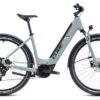 VTC Électrique Cube Nuride Hybrid Performance 625 Allroad Easy Entry Shimano Cues 9V 625 Wh 29'' Gris Vert Swamp 2025