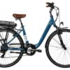 Vélo de Ville Électrique Mixte Bicyklet Claude Shimano Tourney 7V 500 Wh 700 mm Turquoise Marron