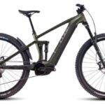 VTT Électrique Tout-Suspendu Cube Stereo Hybrid One44 EXC 800 Shimano Deore XT 12V 800 Wh 29'' Vert Orange Stellar Shiftiris 2025