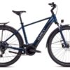 VTC Électrique Cube Touring Hybrid One 625 Shimano Cues 9V 625 Wh 700 mm Bleu Deep Sea 2025