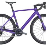 Vélo de Gravel Scott Addict Gravel 10 Sram Force eTap AXS 12V 700 mm Violet 2024