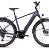 VTC Électrique Cube Touring Hybrid Pro 625 Shimano Cues 11V 625 Wh 700 mm Gris Metallic 2025