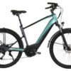 Vélo d'Exposition - Vélo de Ville Électrique Sunn Urb Sleek Woman Shimano Altus 9V 400 Wh 650b Noir / Turquoise 2023