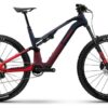 VTT Électrique Tout-Suspendu Haibike Lyke CF 11 Sram GX 12V 430Wh 29'' Bleu Rouge 2024