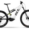VTT Electrique Tout-Suspendu Husqvarna Mountain Cross MC3 Shimano Deore 12V 630 Wh 29/27.5'' Blanc
