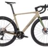 Vélo de Gravel Wilier Triestina Rave SLR Shimano GRX Di2 12V 700 mm Beige Sand Vert 2024